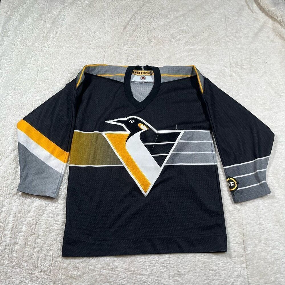 Vintage Pittsburgh Penguins Jersey Koho Robo Pen Gradient Alternate